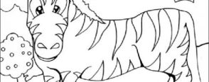 zebra boyama