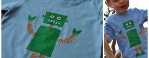 Çocuklara Robotlu T-Shirt Yapımı