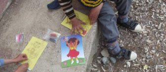 Kum boyamalarımız. :D