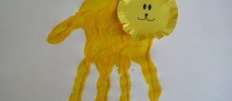 El baskısı ile kedi aslan fil