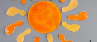 Güneş(ayak baskısı ile)