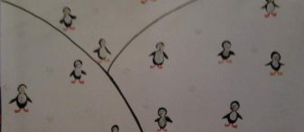 parmak baskısı penguenler…..