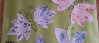 Yaprak Baskısı Yaptık, Kestik Yapıştırdık…