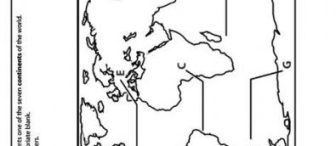 Dünya haritası boyama sayfası