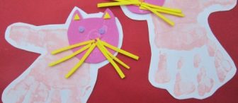 El Baskısı ile Kedi