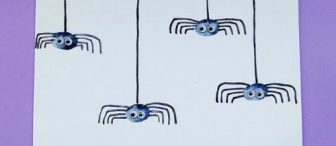 Örümcekler(Parmak baskısı ile)