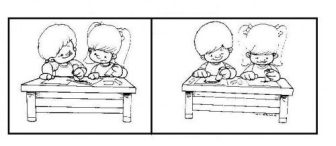 Davranışlar(D-Y) Flaş kartları boyama