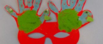 El Baskısından Hayvanlı Maskeler :)