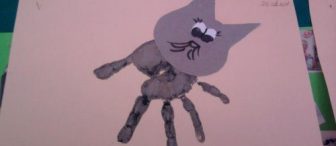 El Baskısı ile Kediciğimiz=)