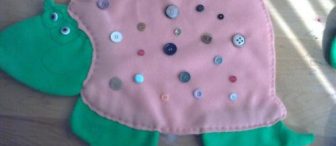 Kaplumbağa düğme koleksiyonu