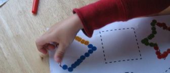 Parmak baskisi İle geomerİk Şekİller