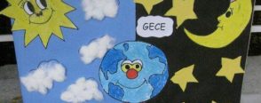 Gece-Gündüz Oluşumu Grup Çalışması..