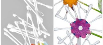 Kulak çöplerinden çiçek