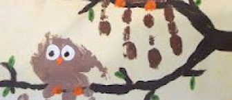 baykuş el baskısı