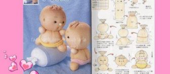 aşama aşama çoraptan bebek