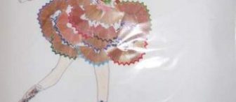 Artik materyal çalişmasindan balerinimiz :)