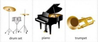 Müzik aletii kartları