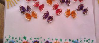 Doğa Çalışması(şeker kabı ile)