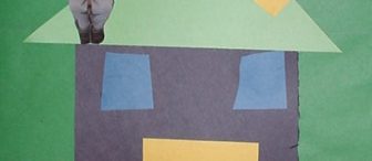 Kesme yapıştırma evimizle kavramları öğreniyoruz :)