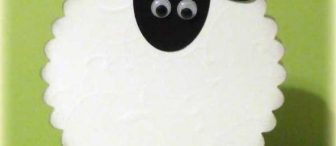 Kurban bayramı kartları için kuzu kalıpları