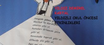 Okul öncesi eğitimde Değerleri eğitimi ile Hoşgörülü olma etkinliği bol kalıplı