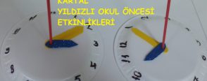 Okul öncesi eğitimde güneş saati yapımı
