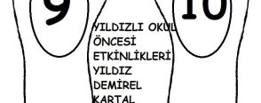 Ayak izlerimle kalıplı eğitici oyunlar