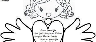 Annelerimize güzel Dilekli kart hazırladık