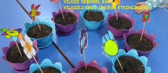 Okul öncesi eğitim kurumlarında Aile katılımı etkinlikleri ile çiçek dikimi