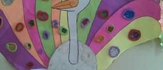 okul öncesi çocukları ile sene sonu sergisi