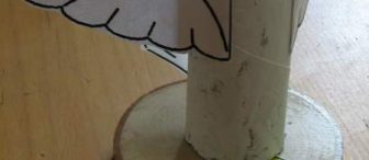 RULOLARDAN KALIPLI BEYAZ GÜVERCİN