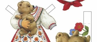 Kağıt bebekler ülkelere göre giyiniyor :)