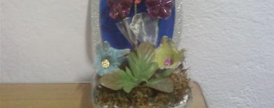 Çiçek sandığı (pet şişelerden)