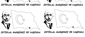 İstiklal marşımızın kabul edilişini kutlama rozetlerimiz