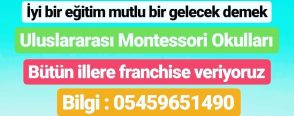 Montessori Franchise Bayilik Nereden Alınır?