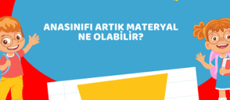 Anasınıfı Artık Materyal Ne Olabilir?