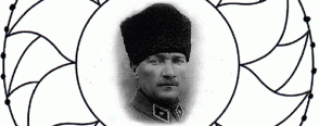 Atatürk  ve Türk Bayrağı mandalaları