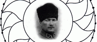 Atatürk  ve Türk Bayrağı mandalaları