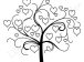 Ağaç silüeti ve sevgi ağaçı örnekleri