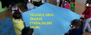 Örtü ile eğlenceli okul öncesi oyunları