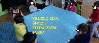 Örtü ile eğlenceli okul öncesi oyunları