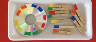 Cd de renk sıralama “montessori etkinlikleri”