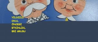 Dede ve nine kukla etkinliği ile  birleştirilmiş plan örneği