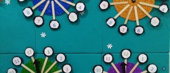 Dondurma çubuklarından saat yapalım