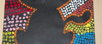 Parmak baskısı ile kedicik