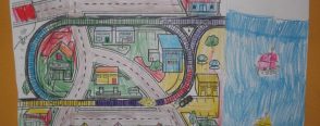 Karton şehrimizde taşıtlar ve trafik