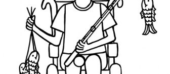 Engelli çocuk boyama sayfaları