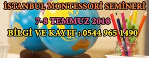 İstanbul Montessori Seminerini Kaçırmayın