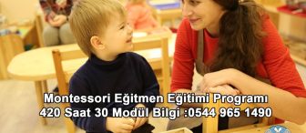Montessori Eğitmen Eğitimleri Devam Ediyor