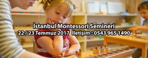 Montessori Seminerleri Devam Ediyor